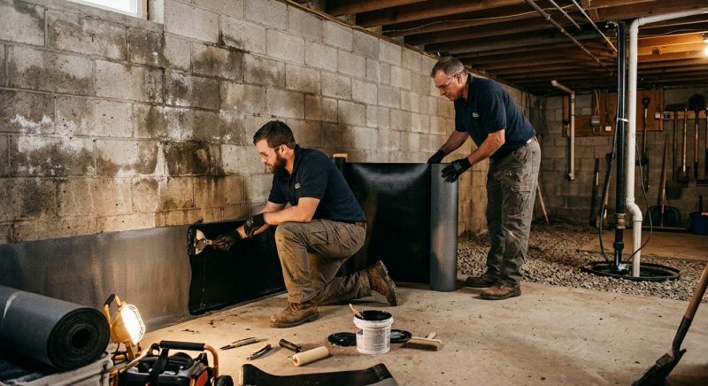 Basement Walls Waterproofing in Fredericksburg, VA
