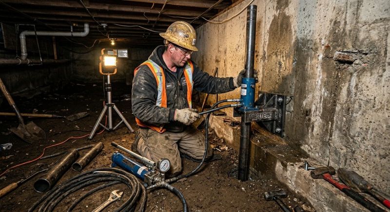 Concrete Foundation Leveling Service